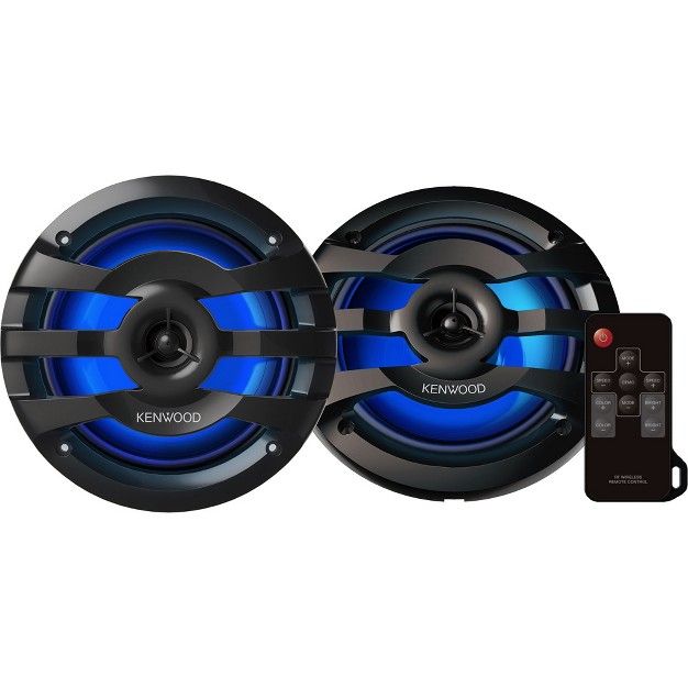 2 way Marine Speaker W Led black