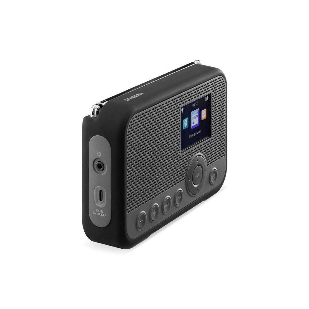 Sangean WFR-39 FM-RDSSpotify ConnectInternet RadioAirMusic Control Rechargable Portable Digital Radio WFR-39