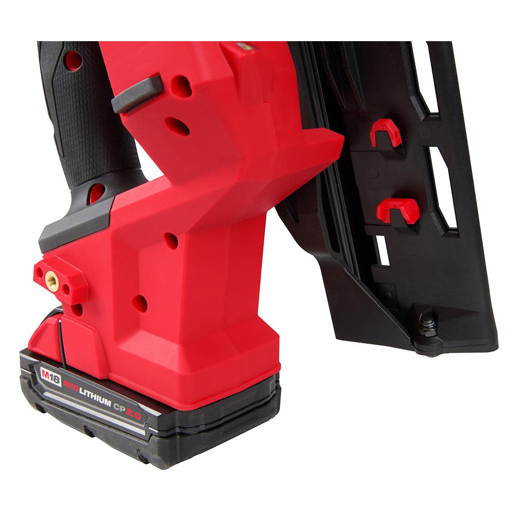 Milwaukee M18 FUEL? 16 Gauge Angled Finish Nailer Kit ;