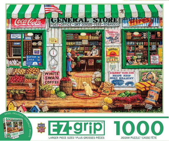 General Store 1000 Piece Large EZ Grip Jigsaw Puzz...