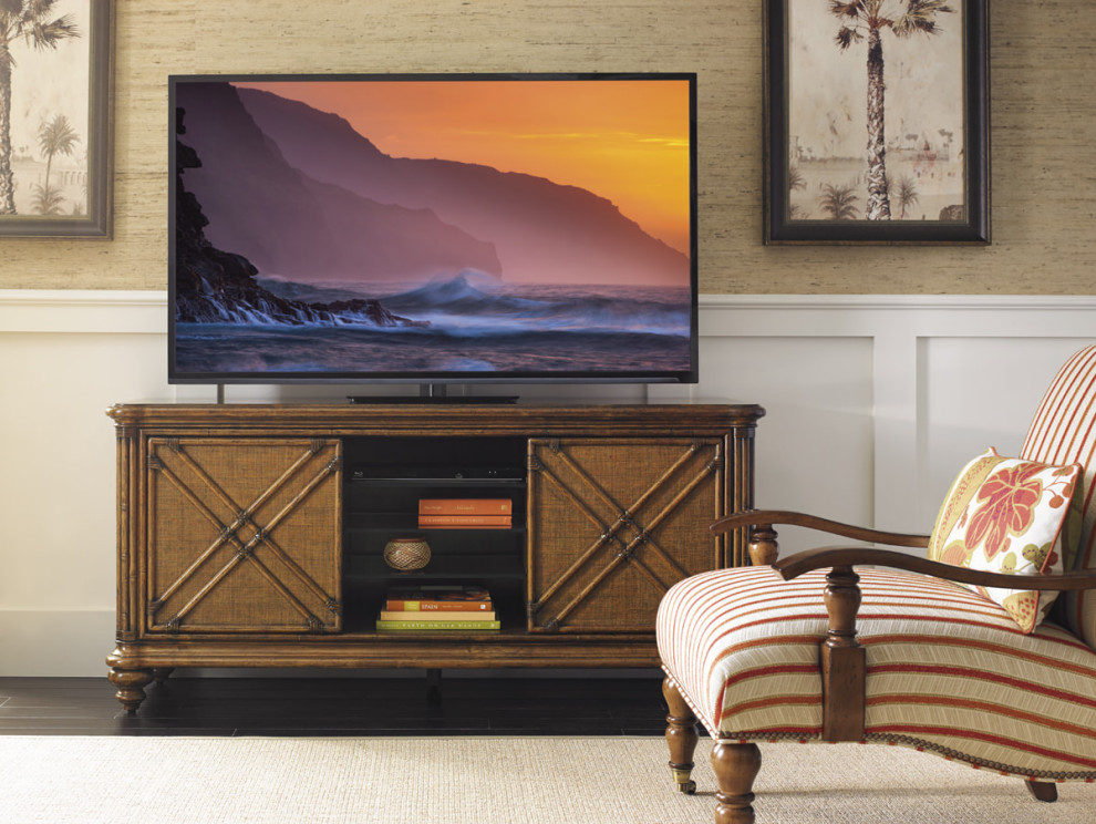 Marlin Media Console   Tropical   Entertainment Centers And Tv Stands   by HedgeApple  Houzz