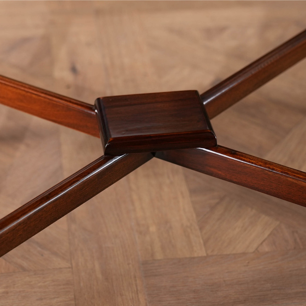 Mahogany Turned Leg Table   Traditional   Side Tables And End Tables   by Niagara Furniture  Houzz