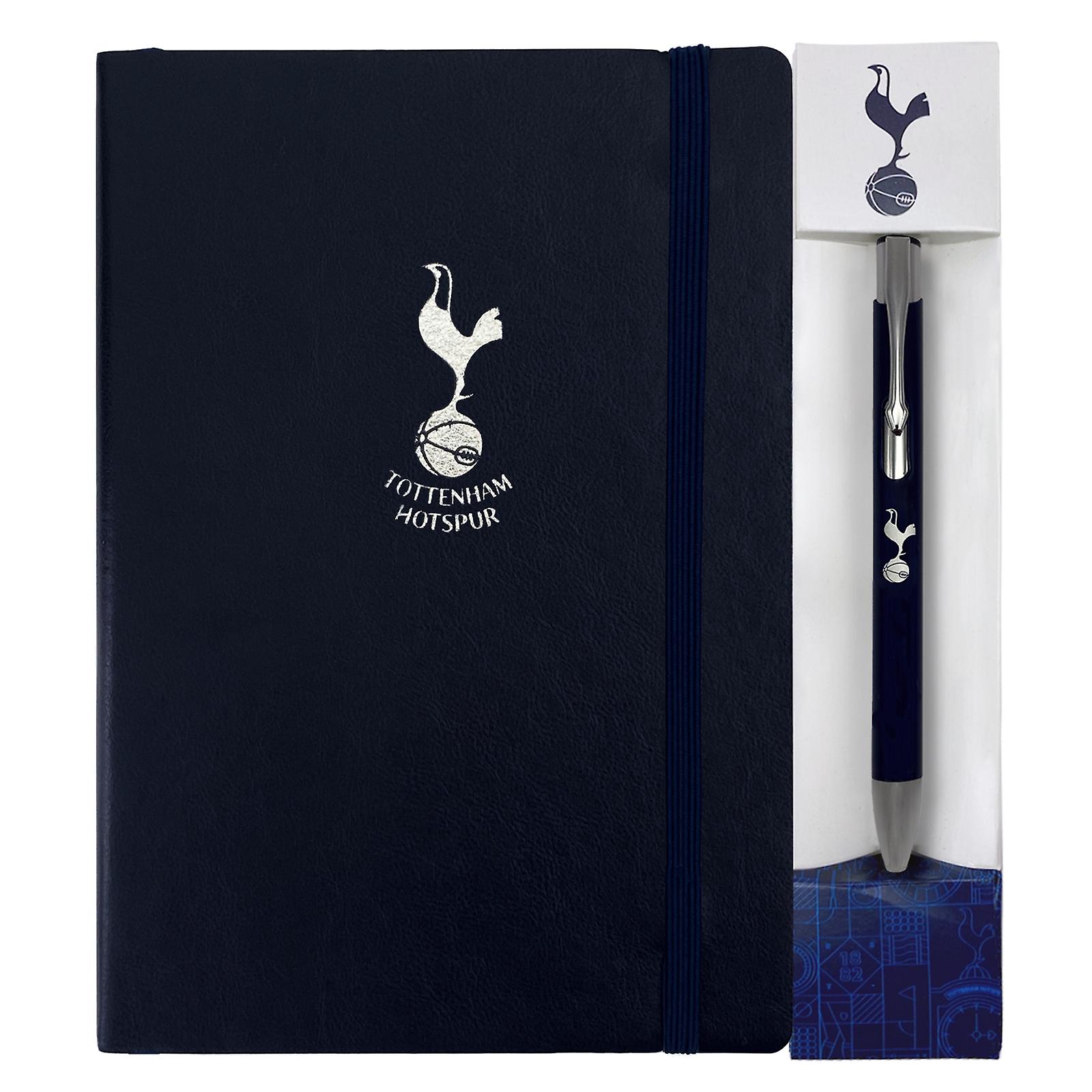 Tottenham Hotspur Notebook and Pen A5 Executive Premium OFFICIAL Football Gift