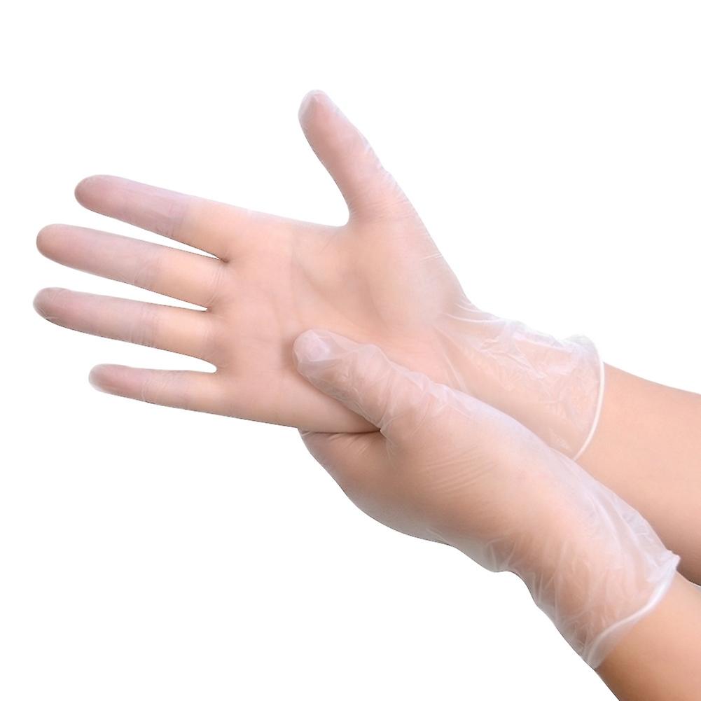 50pcs Disposable Tattoo Latex Gloves Practical Eyebrow Lip Tattoo Hand Protect Gloves (l)