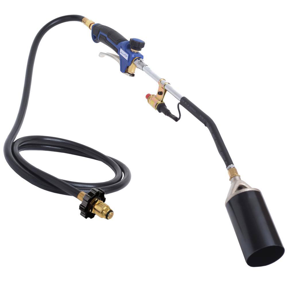 Flame King 340000 BTU Propane Torch Self Igniting with Turbo Blast Trigger and Flow Valve YSN340K