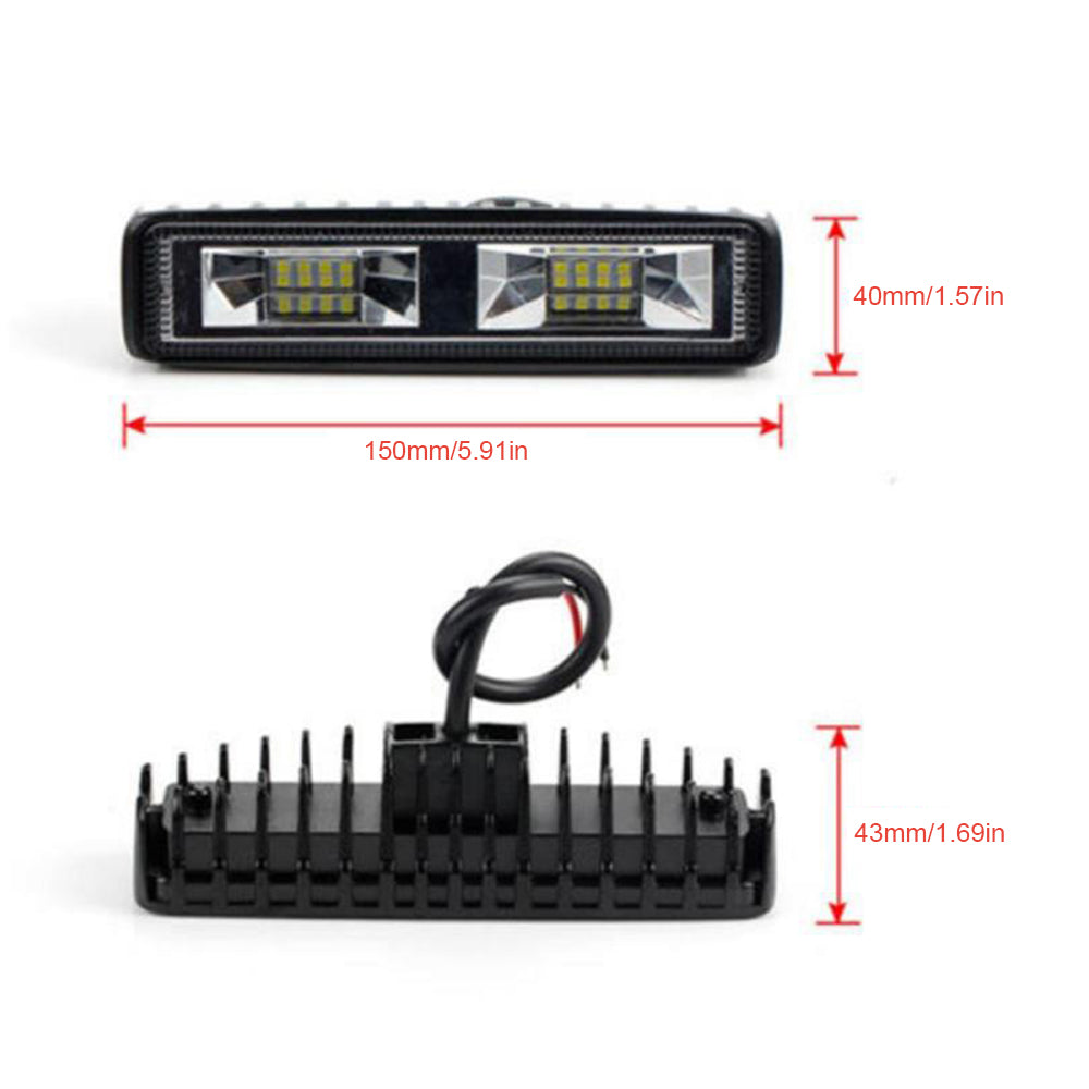 Fyeme 2Pcs Fog Lights for Cars， Led Light Bar， Led Spot Flood Combo Lights， Cube Led Pods Lights for Off Road Vehicle SUV Car Trucks