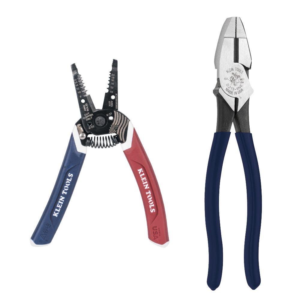 Klein Tools Lineman Plier Stripper Kit 2pc 94155 from Klein Tools