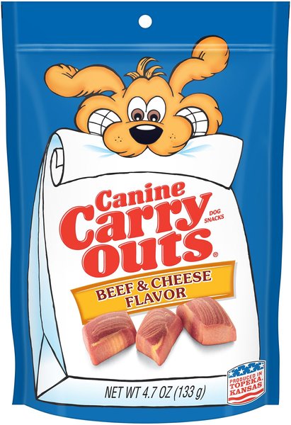 Canine Carry Outs Beef and Cheese Flavor Dog Treats