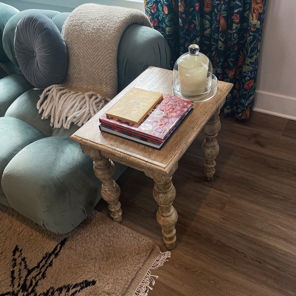 Solid Wood Natural Side Table