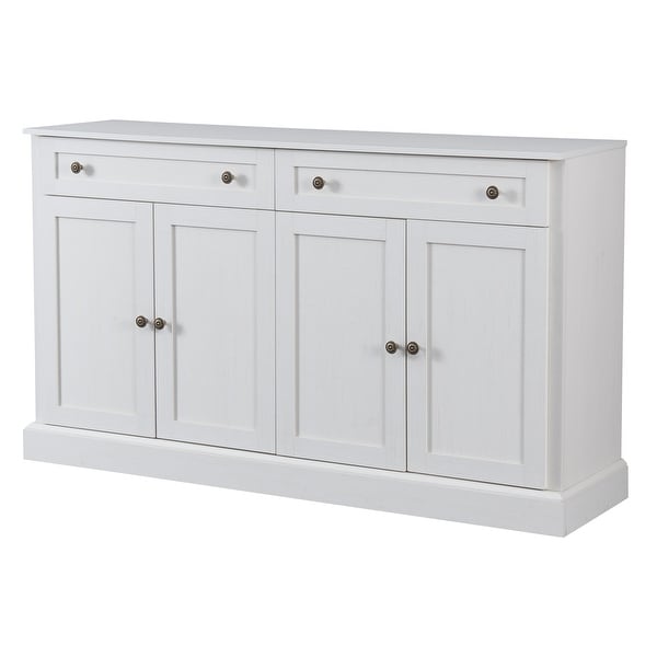 Kitchen Sideboard Storage Buffet Cabinet with 2 Drawers and 4 Doors