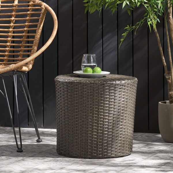 Charming Outdoor Accent Side Table