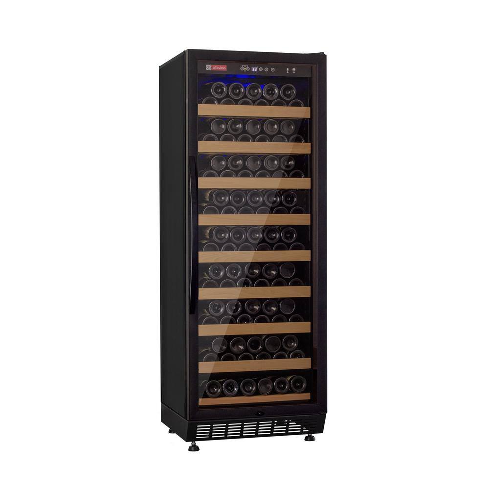 Allavino Vite II Single Zone 99-Bottle Black Right Hinge Wine Refrigerator YHWR115-1BR20