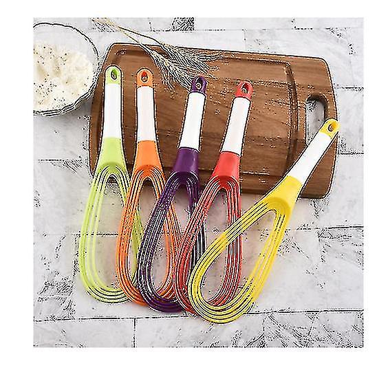 Miman Rotary Manual Egg Beater Frother Mixer Whisk Kitchen Tool Multifunctional Egg Beaters 1pcs Yellow