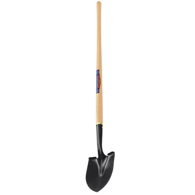 Truper Tru tough 54 25 In Steel Round Garden Shovel Wood Handle