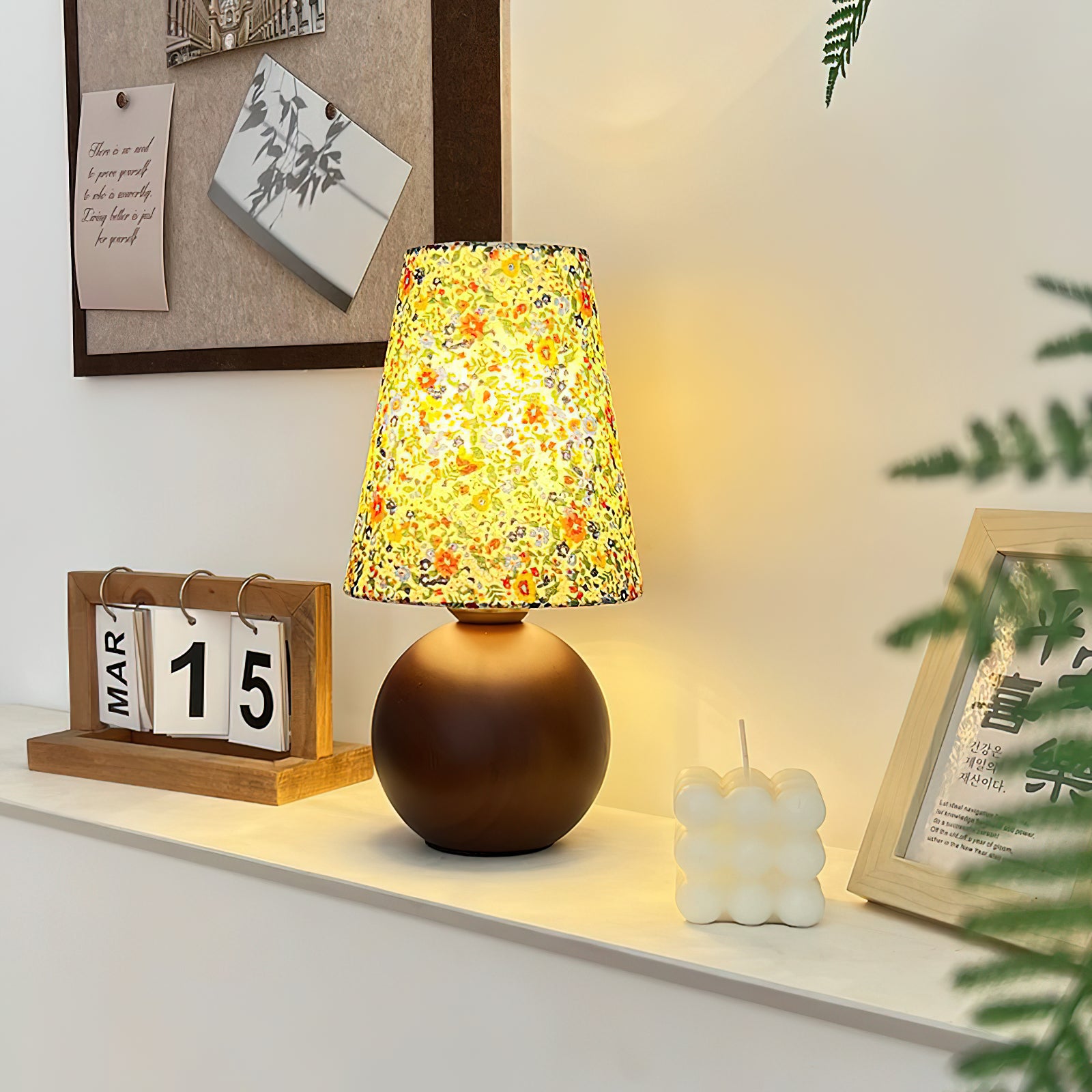 Elara Floral Glow Table Lamp