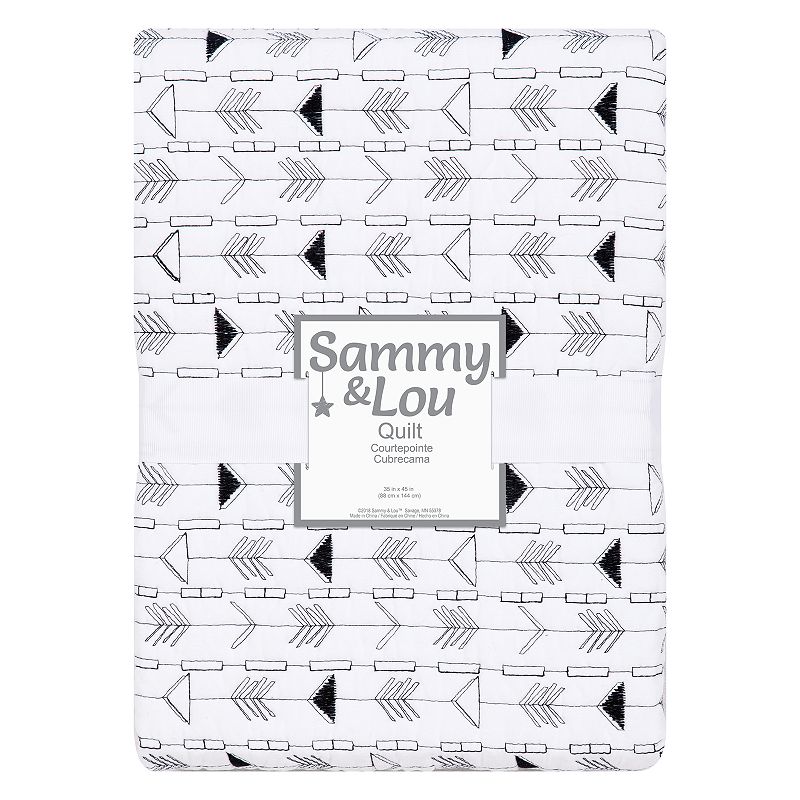 Sammy and Lou Black and White Arrows Quilt