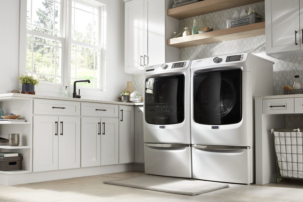 Maytag MHW5630HW Front Load Washer With Extra Power And 12-Hr Fresh Spin Option - 4.5 Cu. Ft.