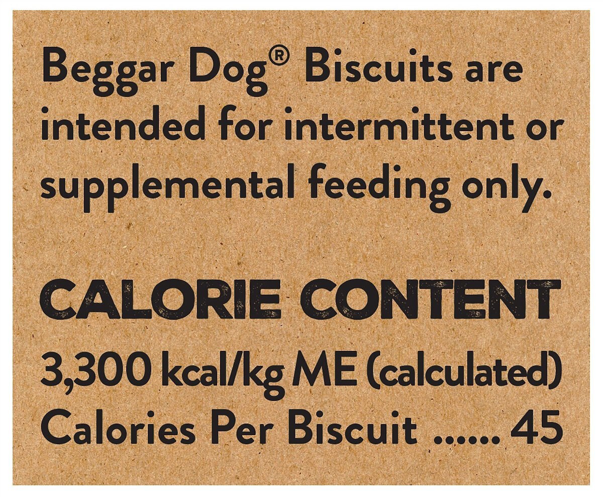 Beggar Dog Original Recipe Chicken Meal and Oats Crunchy Biscuit Dog Treats， 16-oz box