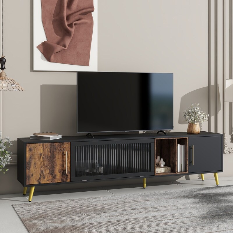 Media Console Table TV Stand for TVs Up to 80\