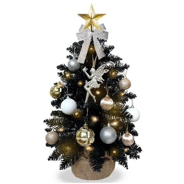 2ft Tabletop Christmas Tree with Artificial Mini Christmas Decoration