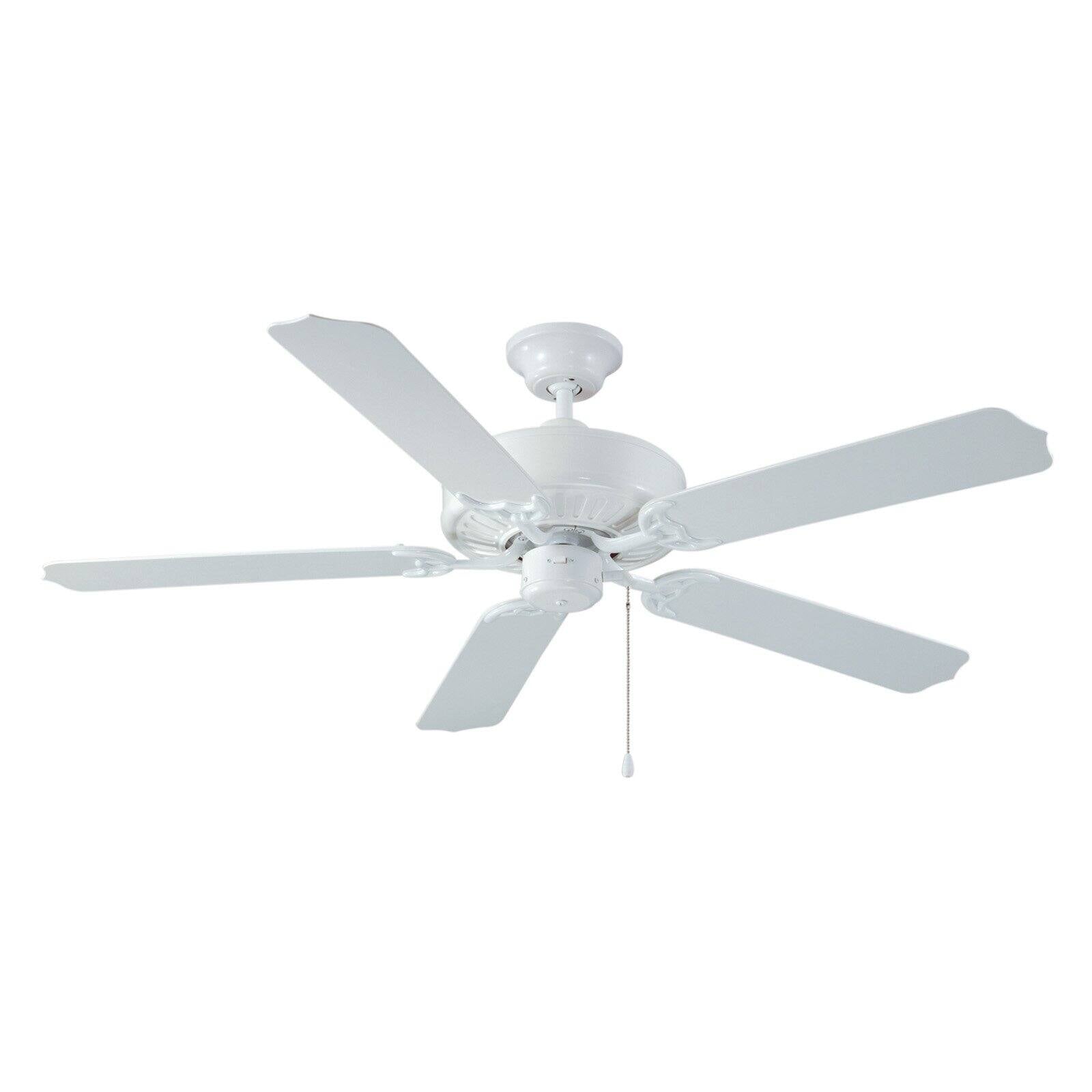 Craftmade WOD52WW5P Cove Harbor 52 in. Outdoor Ceiling Fan - White