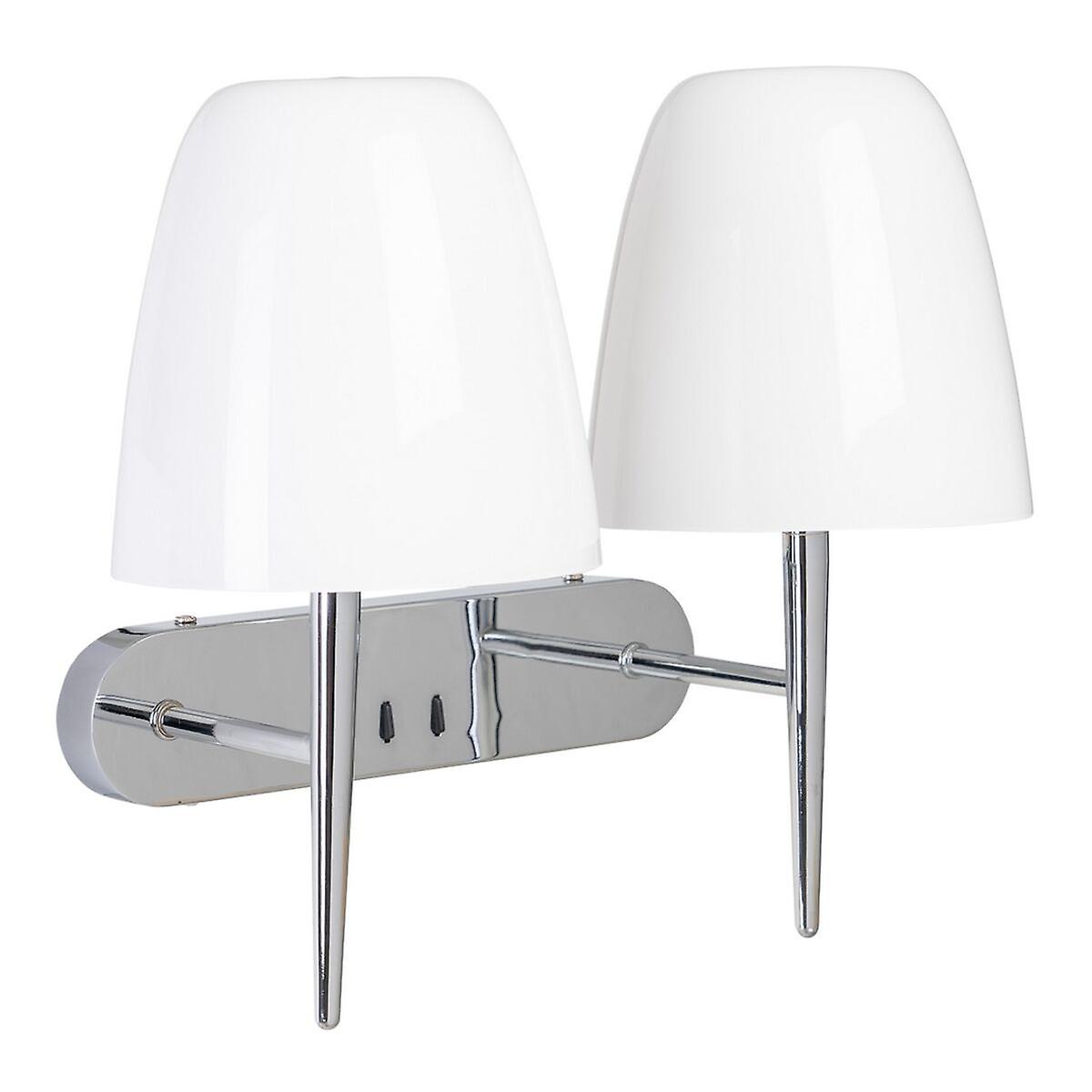 Wall Lamp 42 x 22 x 33，7 cm Crystal Metal Silver