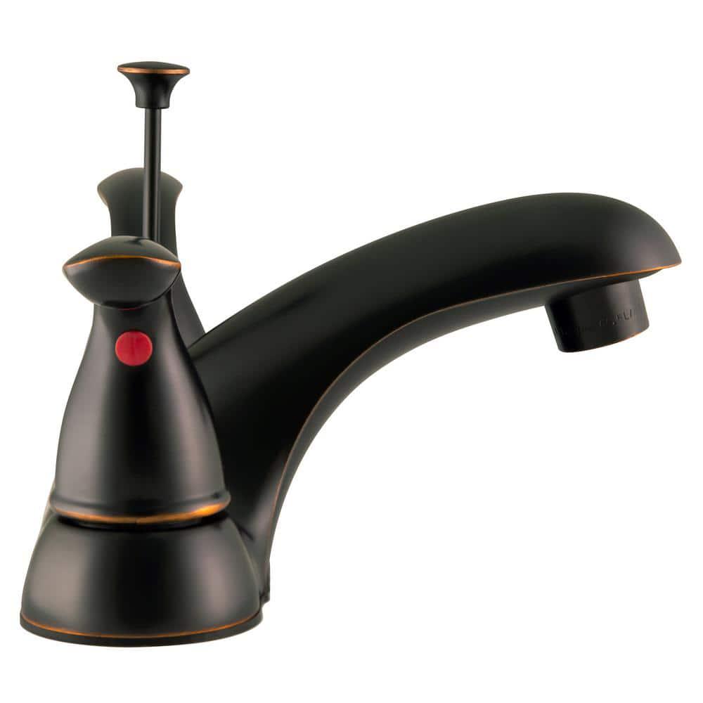 Design House Ashland 4 in Centerset 2Handle Bathroom Faucet in Oil Rubbed Bronze