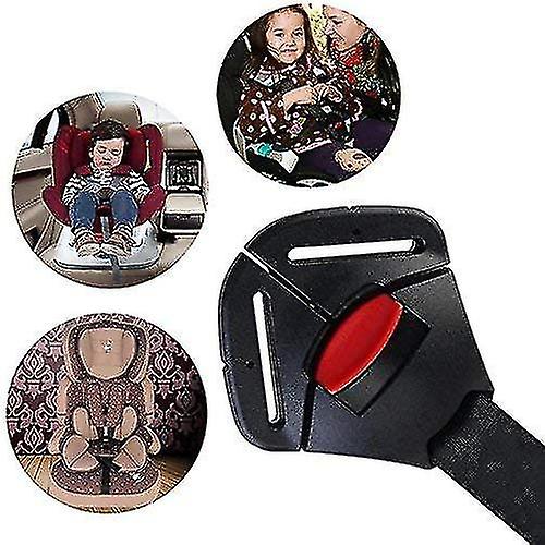 Car Seat Safety Buckle， Fixed Lock Buckle With Seat Belt Clip， Baby， Toddler And Child Harness