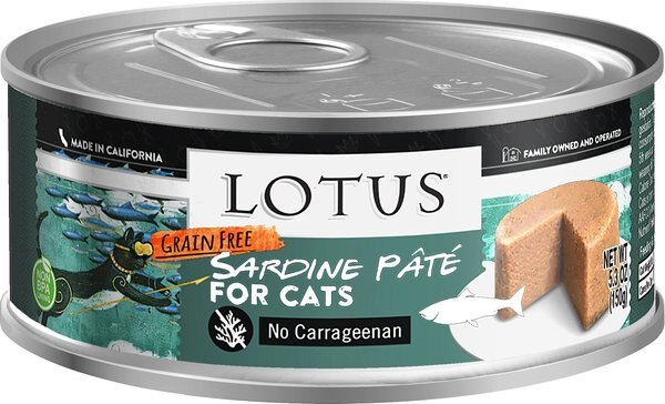 Lotus Sardine Grain-Free Pate Canned Cat Food