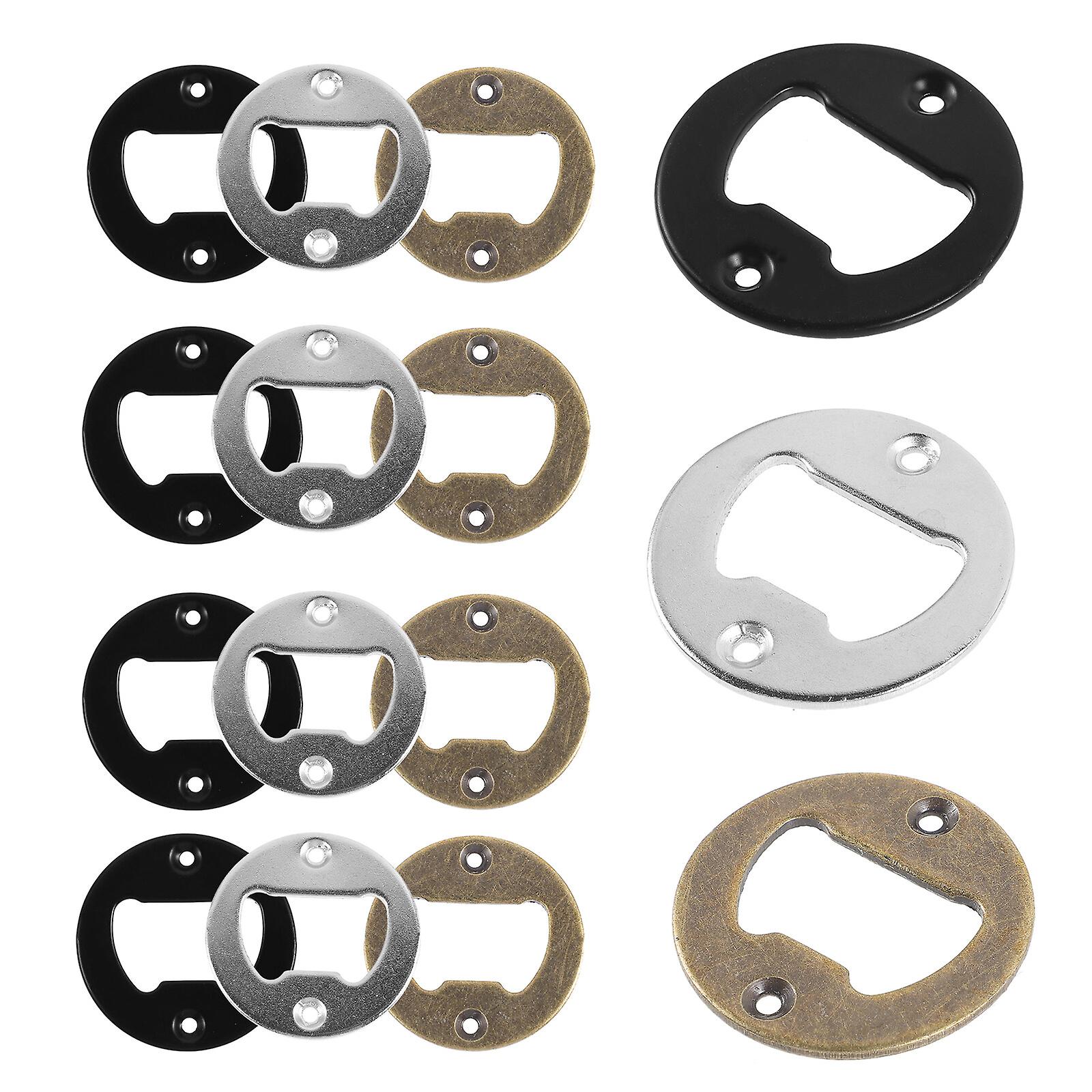 1 Set Bottle Opener Insert Kit Diy Bottle Opener Supplies Resin Bottle Opener Diy Parts With Screws And Screwdriver