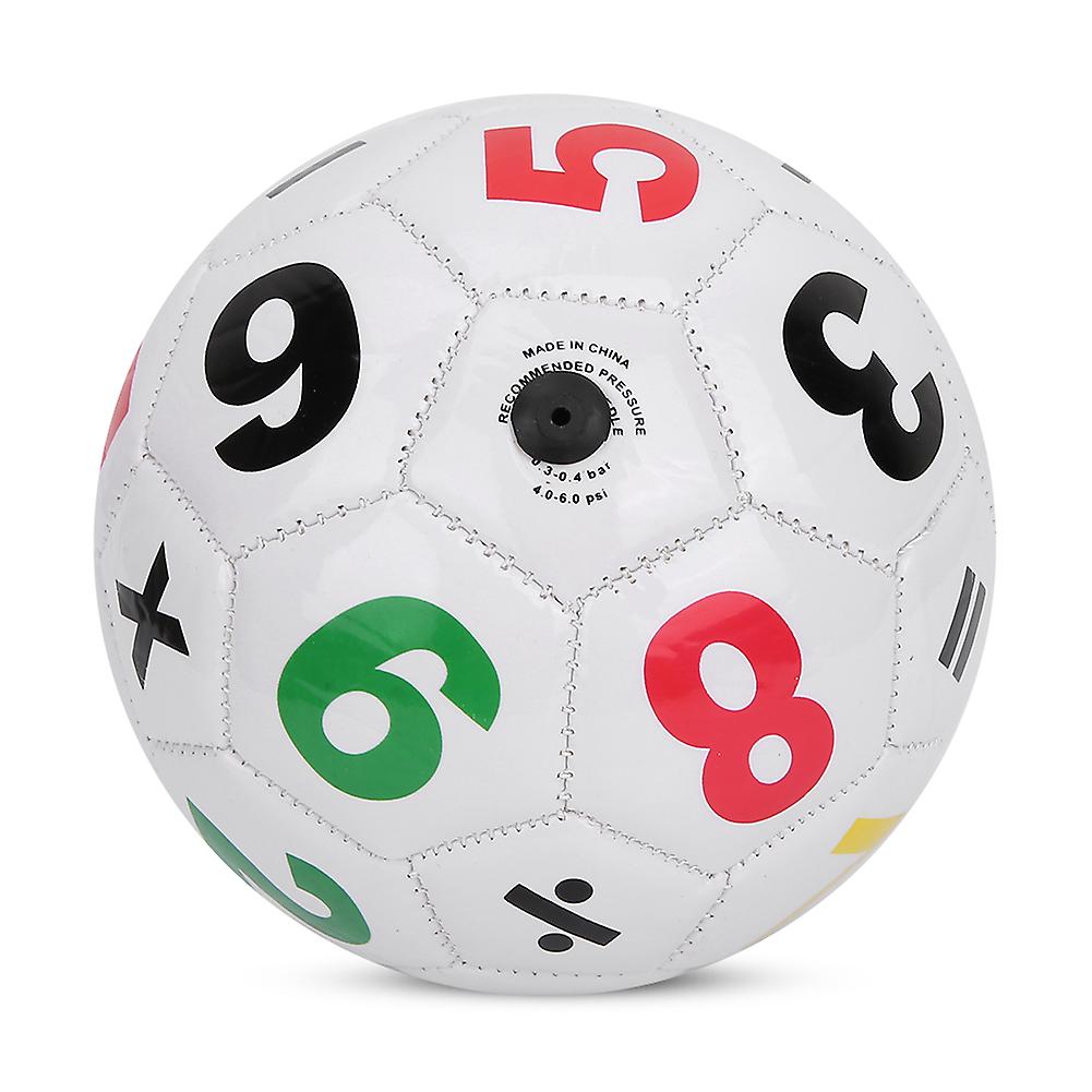 Children Outdoor Sport Football Soccer Ball Size 2 Exercise Sports Equipment(white Number)