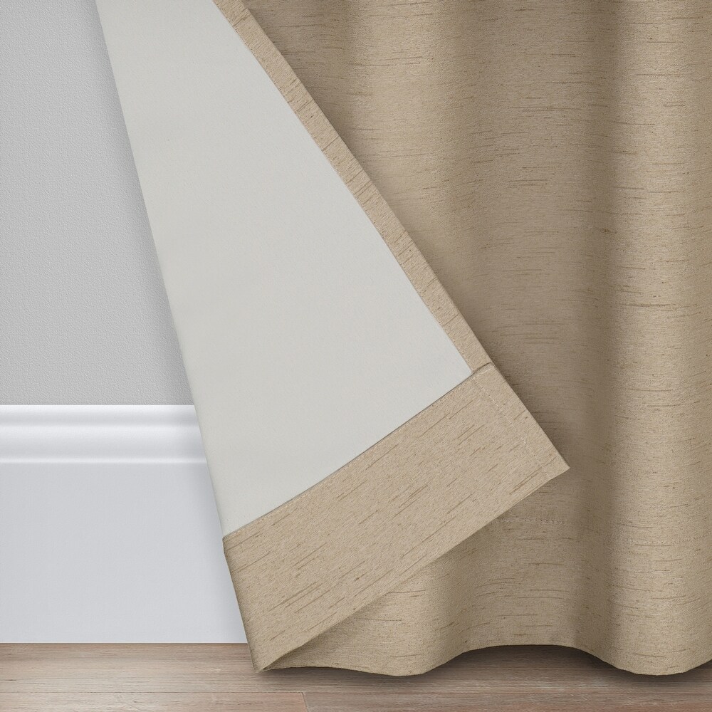 Eclipse Lawson Arm   Hammer Odor Neutralizing Blackout Grommet Curtain Panel
