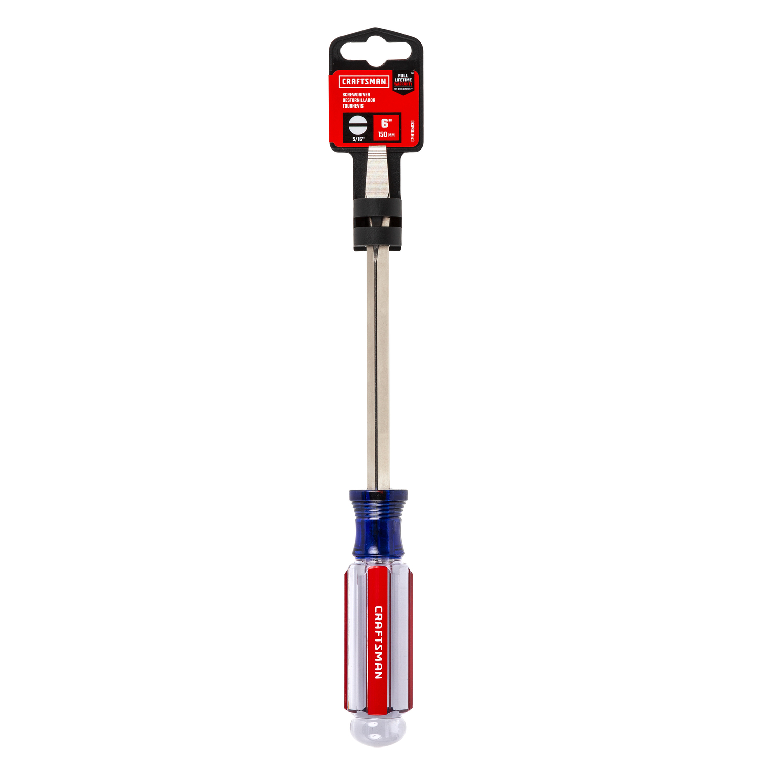 Craftsman 5/16 in. X 6 in. L Slotted Screwdriver 1 pc