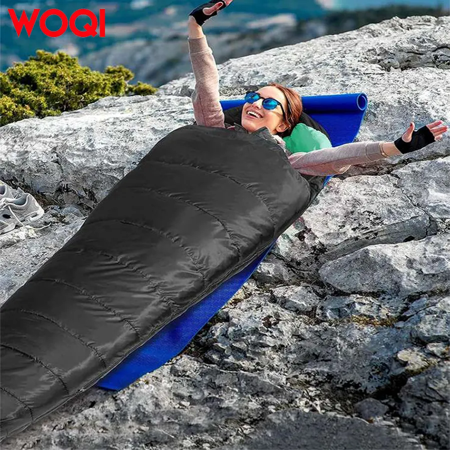 WOQI adult and children camping sleeping bags  backpacks and hiking bags   three season sleeping bags