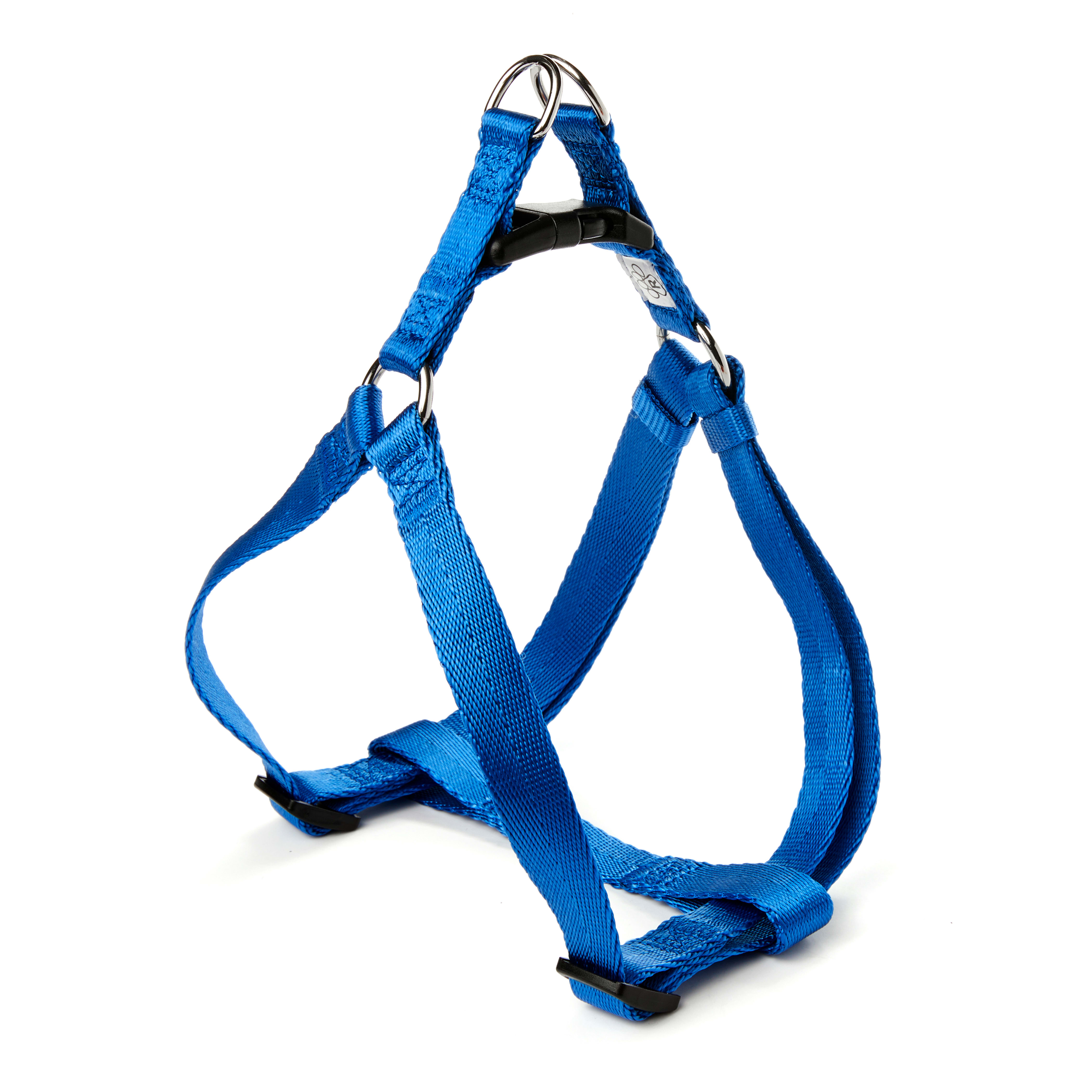 YOULY The Classic Blue Webbed Nylon Dog Harness， Small