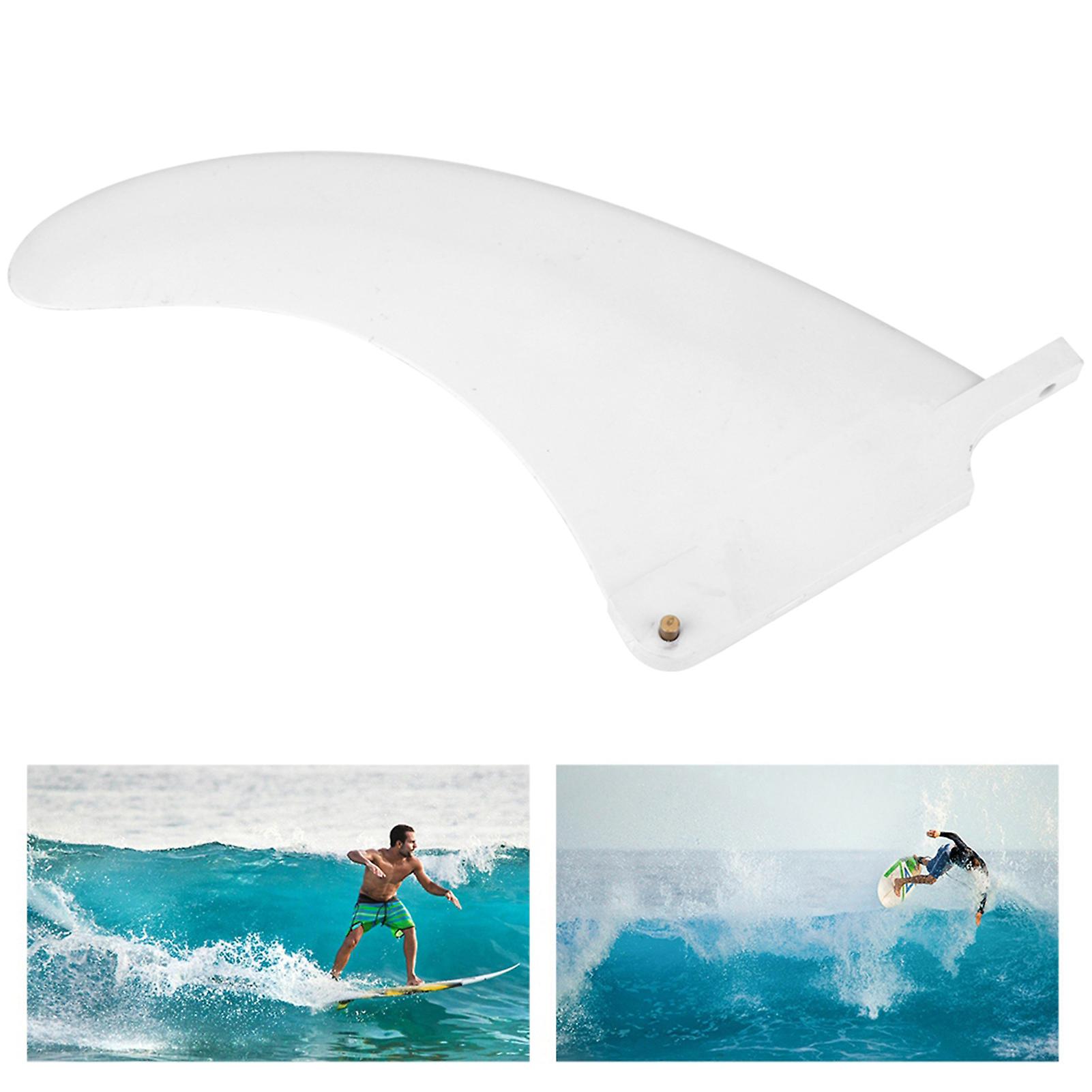 6.5inch Portable Nylon Fibre Surfboard Surf Fin Surfing Accessory Replacement Whitewhite 6.5inch