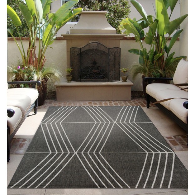 5 x27 3 quot x7 x27 Tilt Outdoor Rug Gray