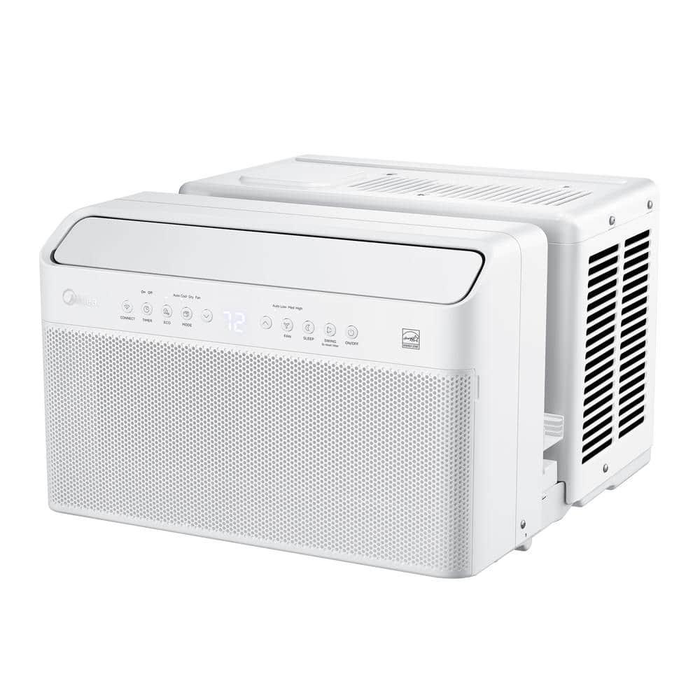 Midea 8000 BTU UShaped Inverter Window Air Conditioner WiFi 9X Quieter Over 35% Energy Savings ENERGY STAR MOST EFFICIENT