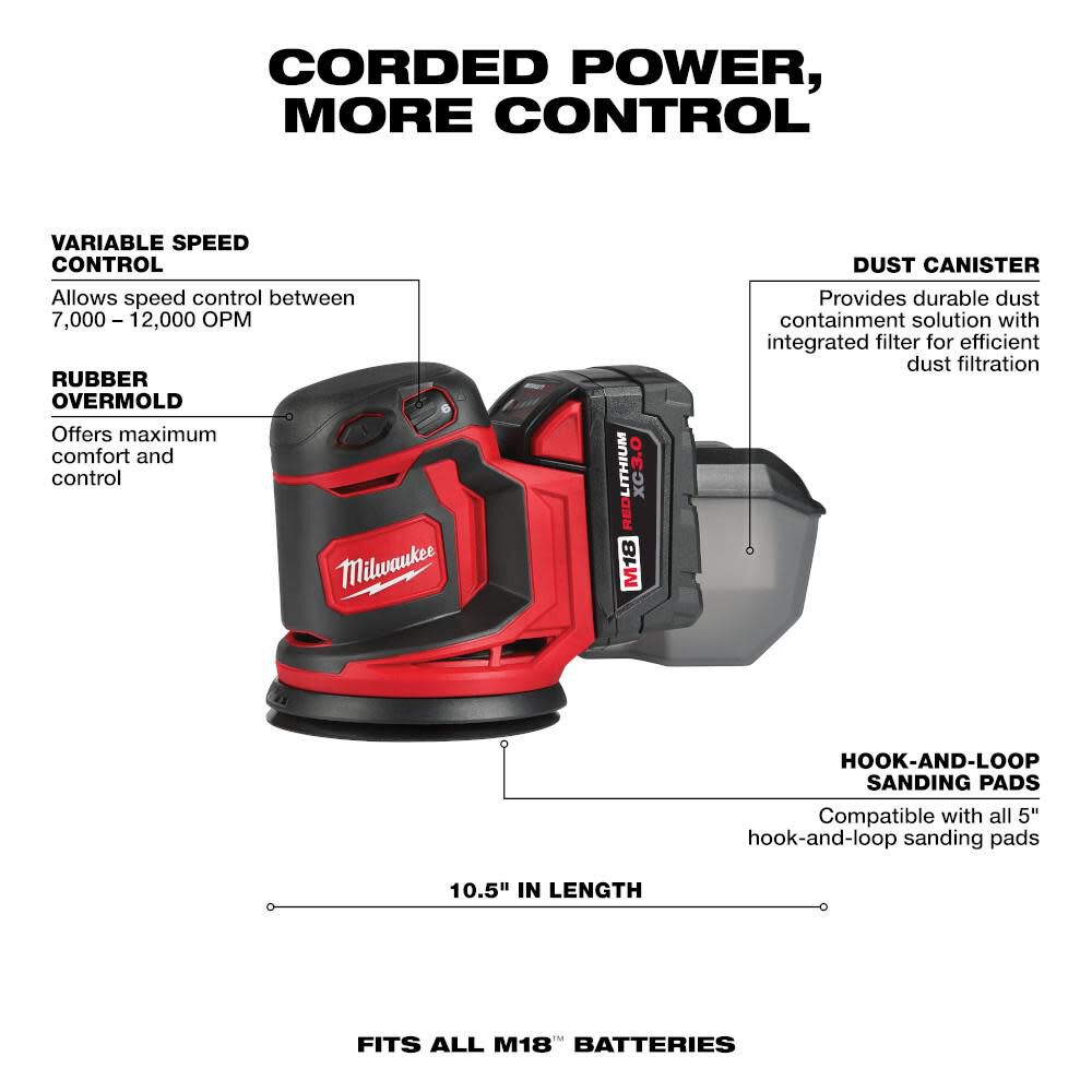 Milwaukee M18 5 Tool Combo Kit 2696-25 from Milwaukee