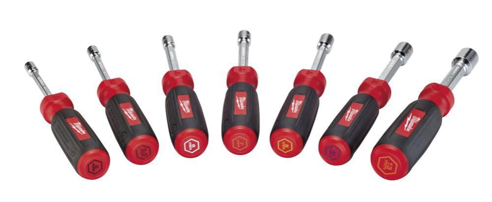 MW 7 pc. Hollow Shaft Metric Nut Driver Set 48-22-2417 from MW