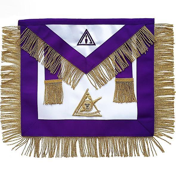 Masonic council pim past illustrious master apron hand embroidered