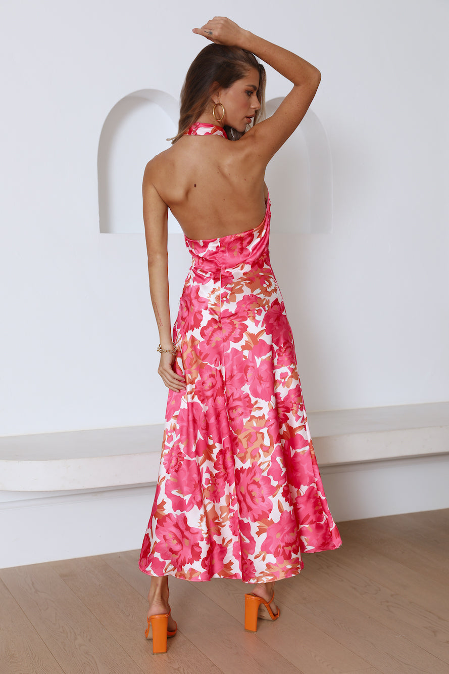 Sleeker Than You Maxi Dress Pink