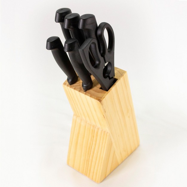 Berghoff Ergonomic 7pc Stainless Steel Knife Block