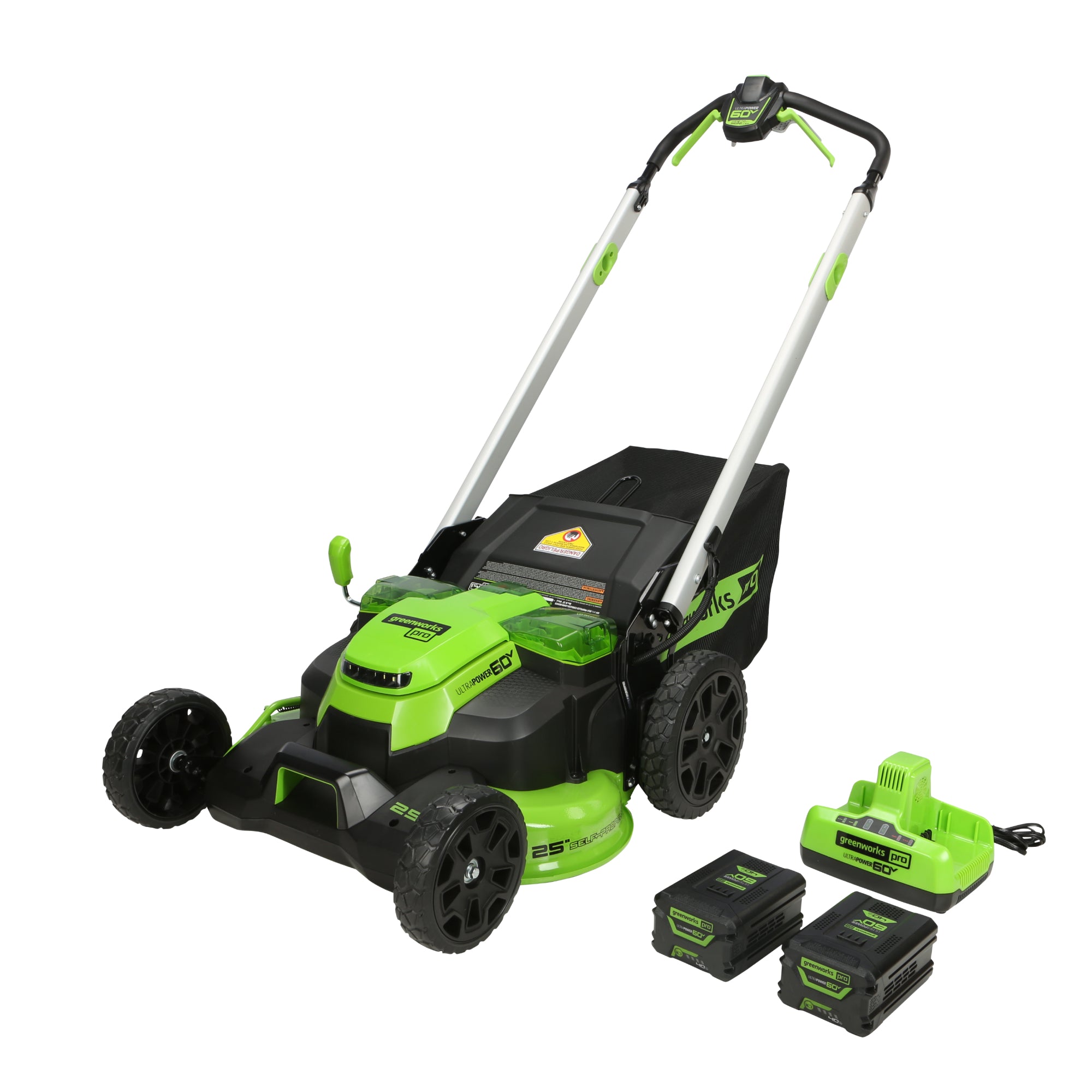 60V 25-Inch Self-Propelled Cordless Lawn Mower | Greenworks Pro