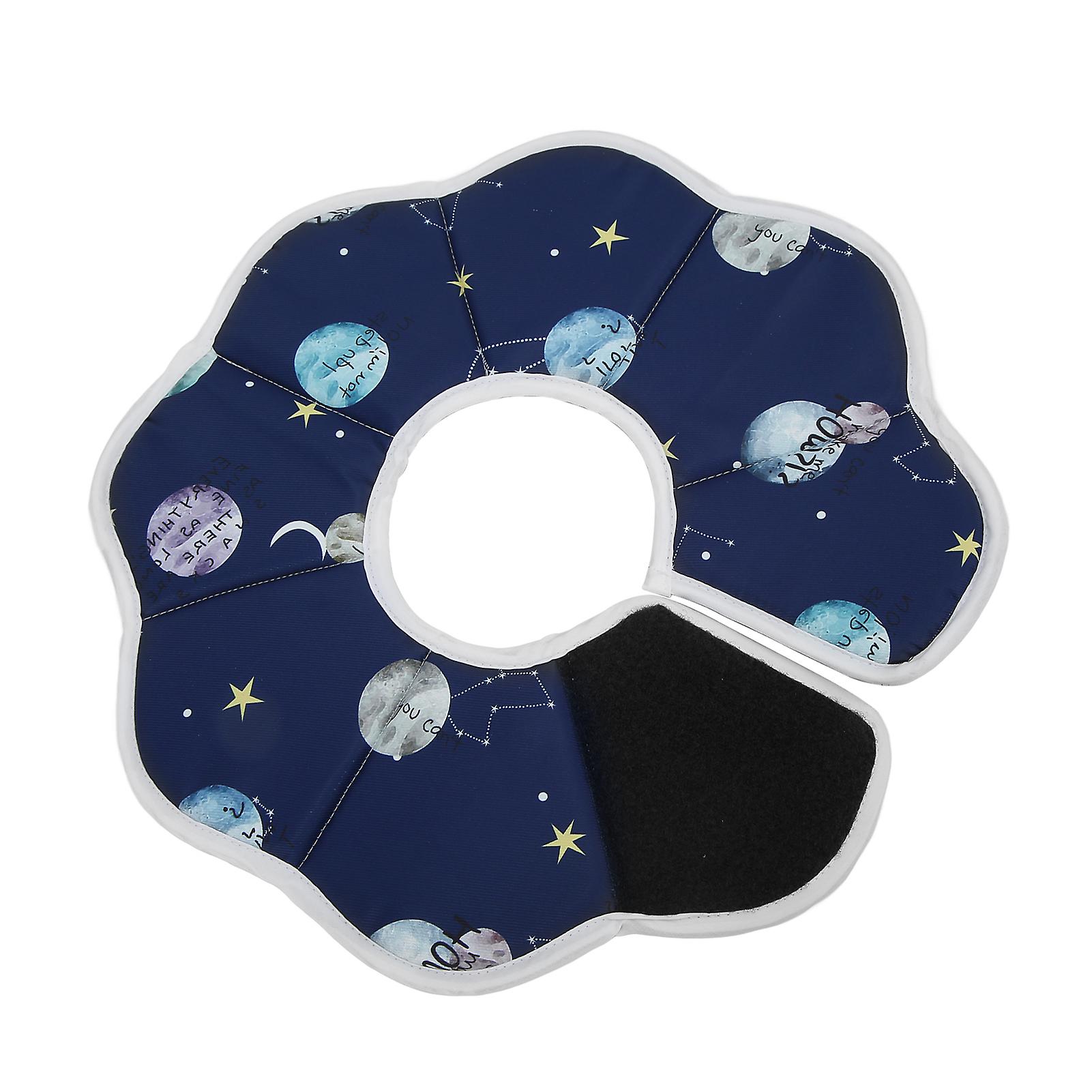 Cat Recovery Collar Waterproof Breathable Foldable Protective Pet Elizabethan Collar For Puppy Kittenconstellations Type M