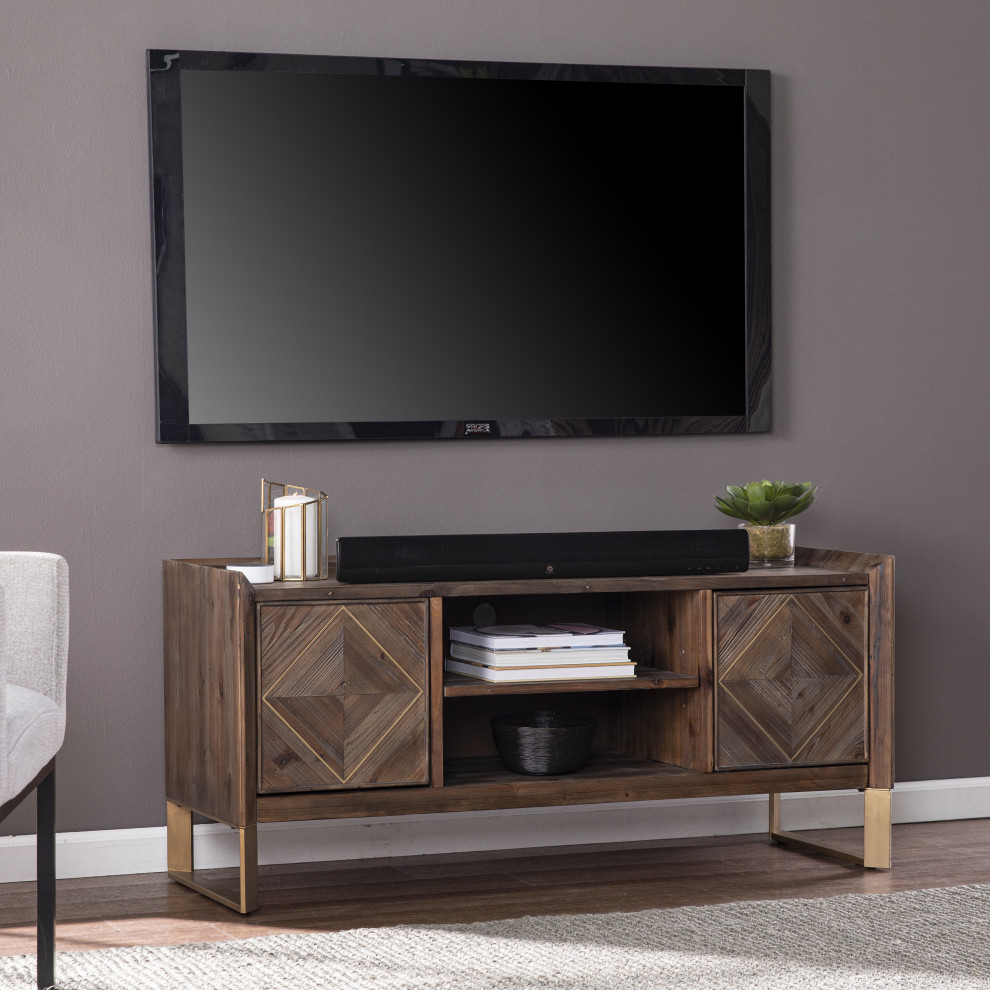 Astorland Media Console   Transitional   Entertainment Centers And Tv Stands   by HedgeApple  Houzz