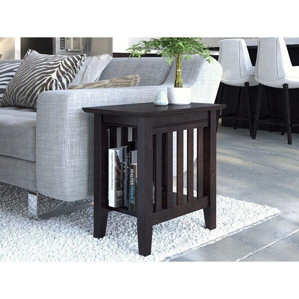 Mission Solid Wood Side Table Set of 2