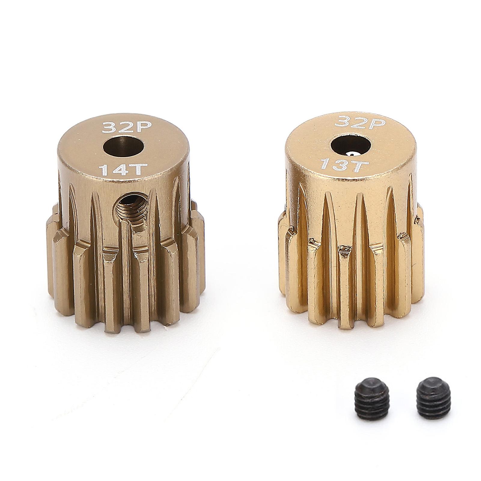 Motor Gear 3.175mm Antirust Durable 32p Pinion Accessories For 1/10 Rc Model Car(13-14t )