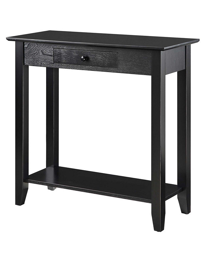 Convenience Concepts 31.5 Wood American Heritage 1 Drawer Hall Table