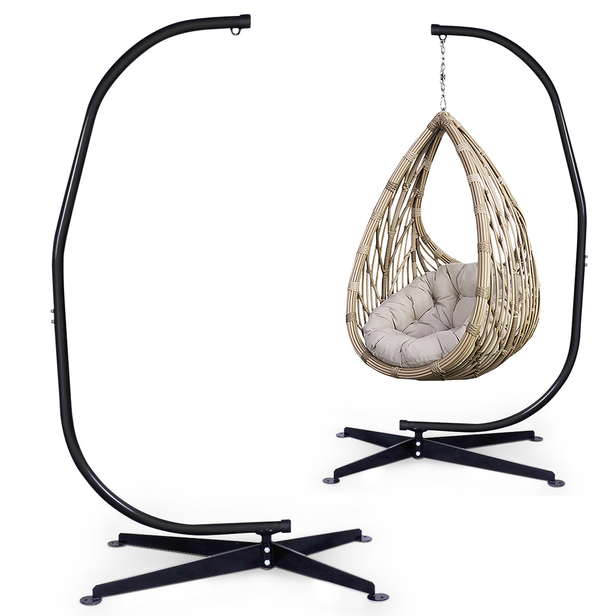 Giantex Hammock Chair Stand, Hanging Chair Stand, C Stand for Hanging Chair